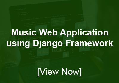 Music Web Application using Django Framework