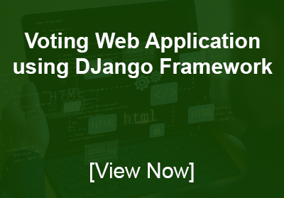 Voting Web Application using DJango Framework