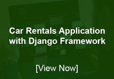 Car Rentals Application with Django Framework